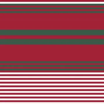 Christmas Horizontal Striped seamless pattern design Stock Illustration