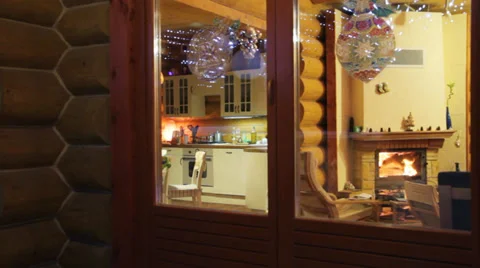 Christmas house. Video stock 32791354