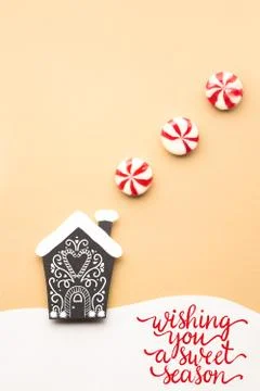 Christmas house. Stock Photos