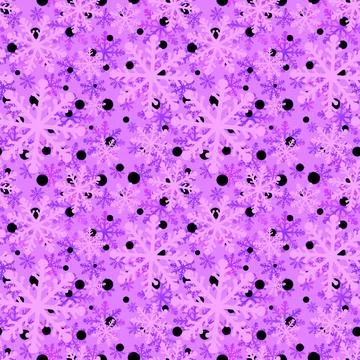 Christmas ice scribble seamless snowflakes pattern for wrapping paper and f.. Illustrazione stock