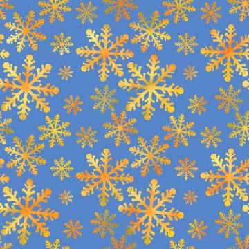 Christmas ice scribble seamless snowflakes pattern for wrapping paper and f.. 스톡 일러스트