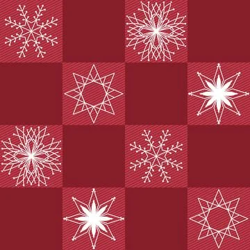Christmas ice scribble seamless snowflakes pattern for wrapping paper and f.. 스톡 일러스트