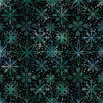 Christmas ice scribble seamless snowflakes pattern for wrapping paper and f.. イラスト素材