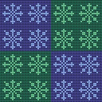 Christmas ice scribble seamless snowflakes pattern for wrapping paper and f.. Illustrazione stock