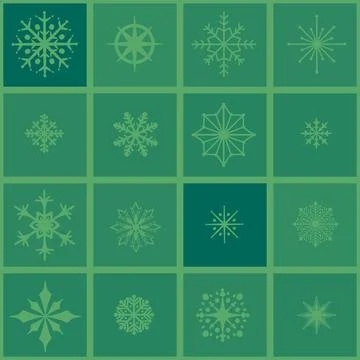 Christmas ice scribble seamless snowflakes pattern for wrapping paper and f.. 库存插图