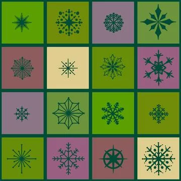 Christmas ice scribble seamless snowflakes pattern for wrapping paper and f.. 스톡 일러스트