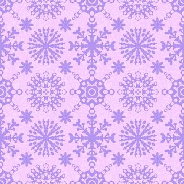 Christmas ice scribble seamless snowflakes pattern for wrapping paper and f.. Illustrazione stock