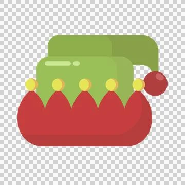Christmas icon design element asset Stock Illustration