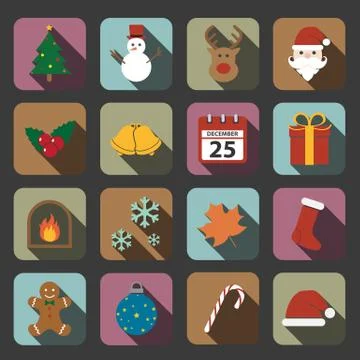 Christmas icon Stock Illustration