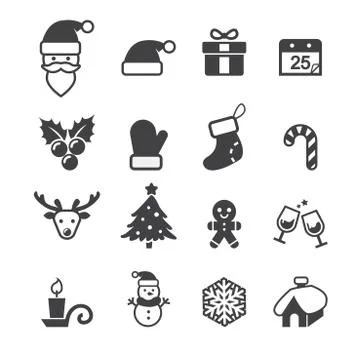 Christmas icon Stock Illustration