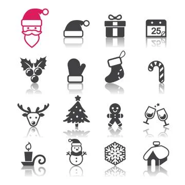 Christmas icon Stock Illustration
