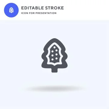 Christmas icon vector, filled flat sign, solid pictogram isolated on white, logo Stock Illustration