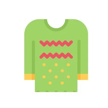The christmas icons , pullover Stock Illustration