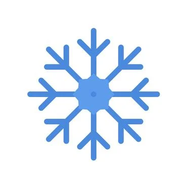 The christmas icons , snowflake Stock Illustration