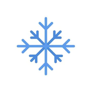 The christmas icons , snowflake Stock Illustration