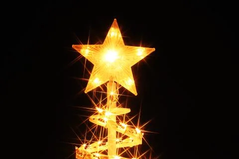Christmas illuminations Stock Photos