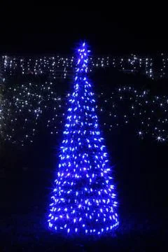 Christmas illuminations Stock Photos