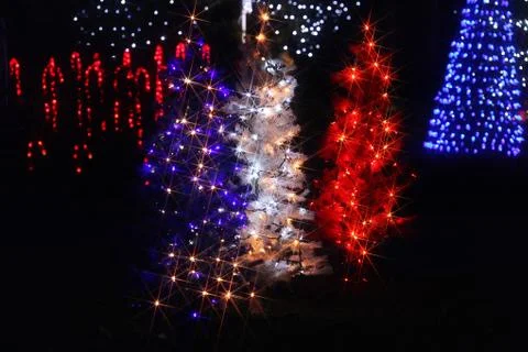 Christmas illuminations Foto stock