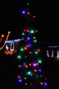 Christmas illuminations Stock Photos