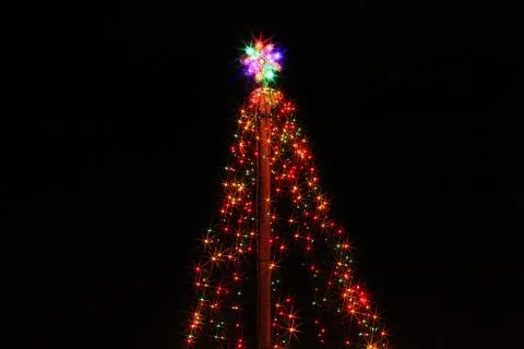 Christmas illuminations Stock Photos
