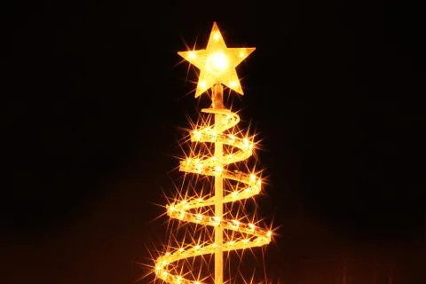 Christmas illuminations Stock Photos