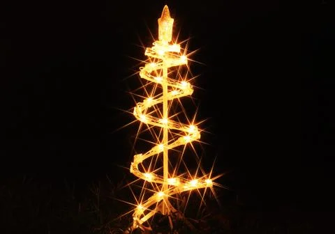 Christmas illuminations Stock Photos