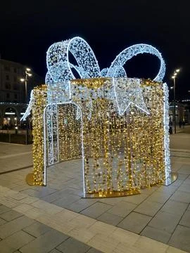 Christmas illuminations Stock Photos