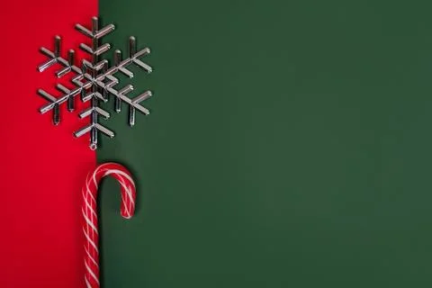 Christmas inspired flatlay Foto stock