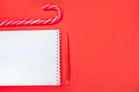 Christmas inspired flatlay Stock Photos