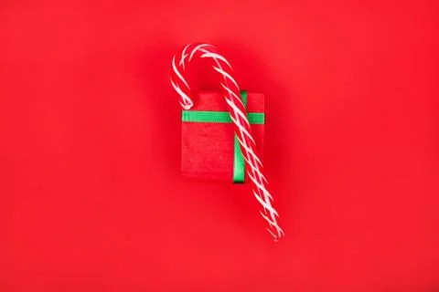 Christmas inspired flatlay Stock Photos