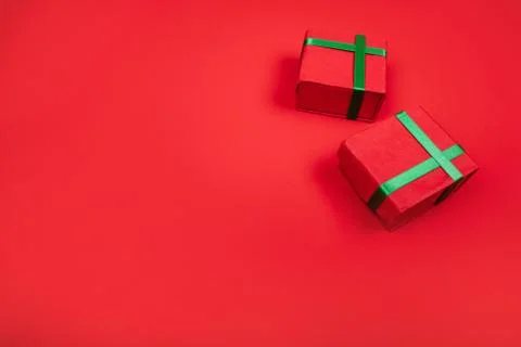 Christmas inspired flatlay Stock Photos