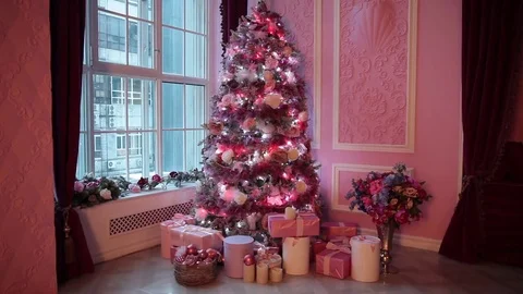 Christmas interior background Stock Footage 80895032