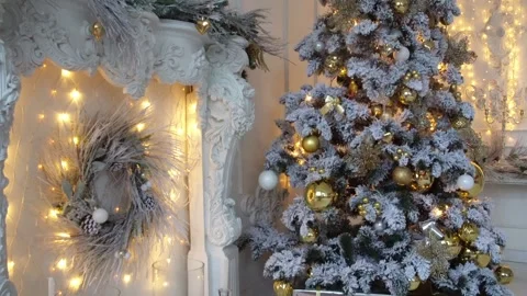 Christmas interior background Stock Footage 99398174