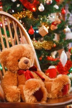 Christmas interior Stock Photos