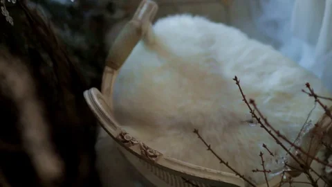 Christmas interior in a restaurant. Stock Footage 88797212