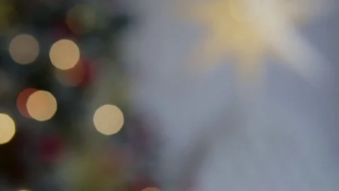 Christmas interior in the studio. out of focus. background blur 스톡 동영상 85232890