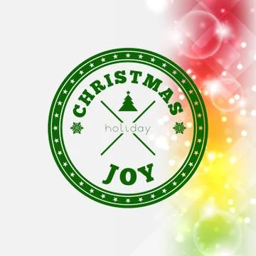 Christmas joy background Illustrazione stock