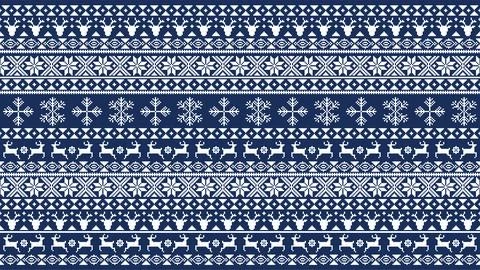 Christmas Jumper Pattern EPS Vector Stock Illustration