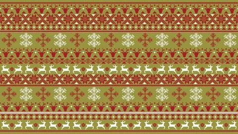 Christmas Jumper Pattern EPS Vector Stock Illustration