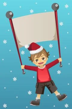 Christmas kid Stock Illustration