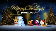 Christmas kids slideshow Stock After Effects