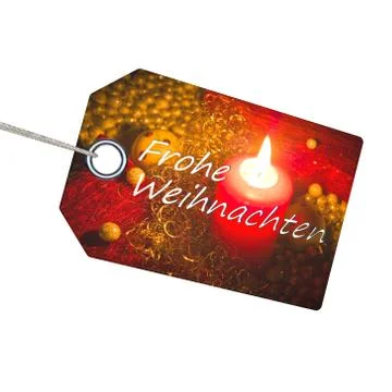Christmas label Stock Illustration