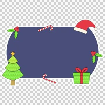 Christmas label Ilustración de archivo