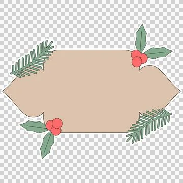 Christmas label Stock-Illustration