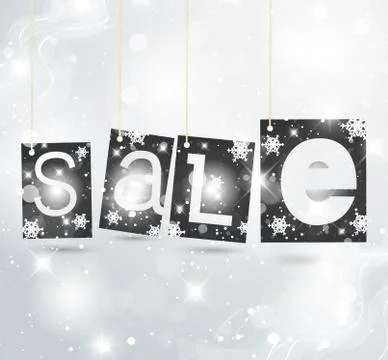 Christmas label vector illustration Stock Illustration