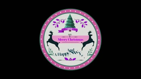 Christmas Labels 스톡 After Effects