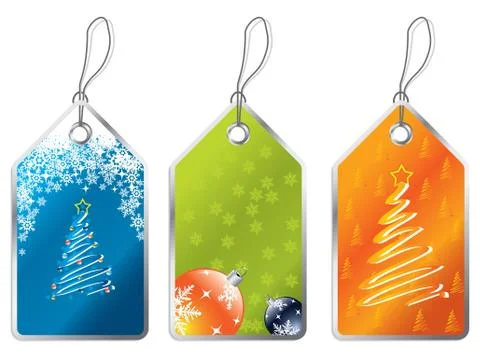 Christmas labels  Stock Illustration