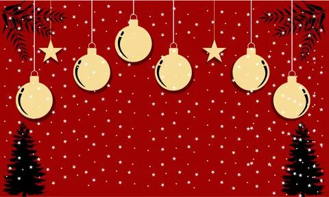 Christmas lamp background Stock Illustration