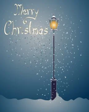 Christmas lamp Stock Illustration