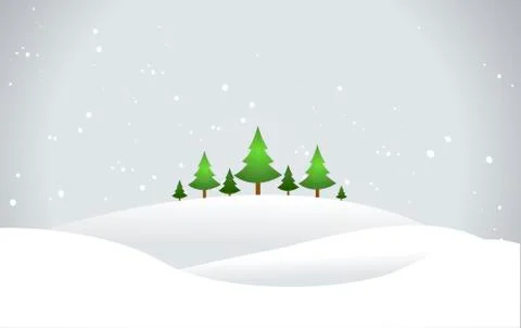 Christmas landscape Stock Illustration